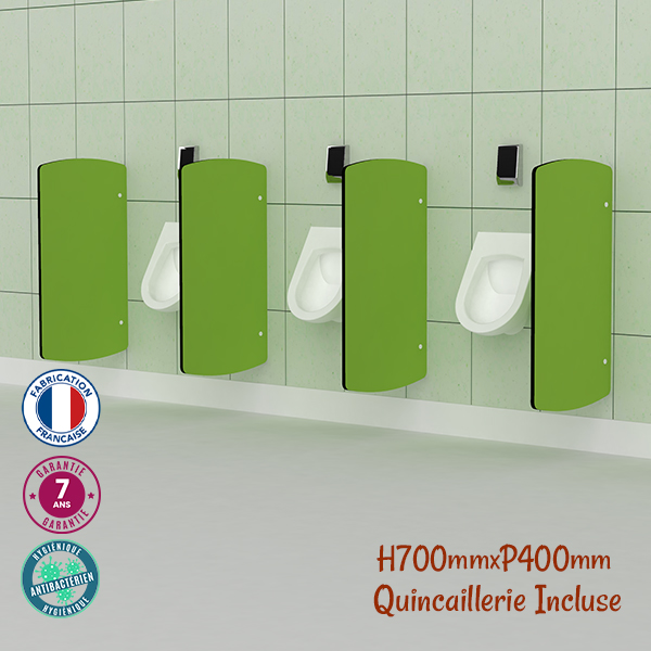 Séparatif-WC-Enfant-H700mm-Vert Séparatif-WC-Enfant-H700mm-Vert